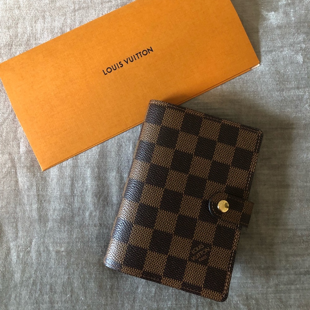 NWT Louis Vuitton Agenda PM Damier Ebene